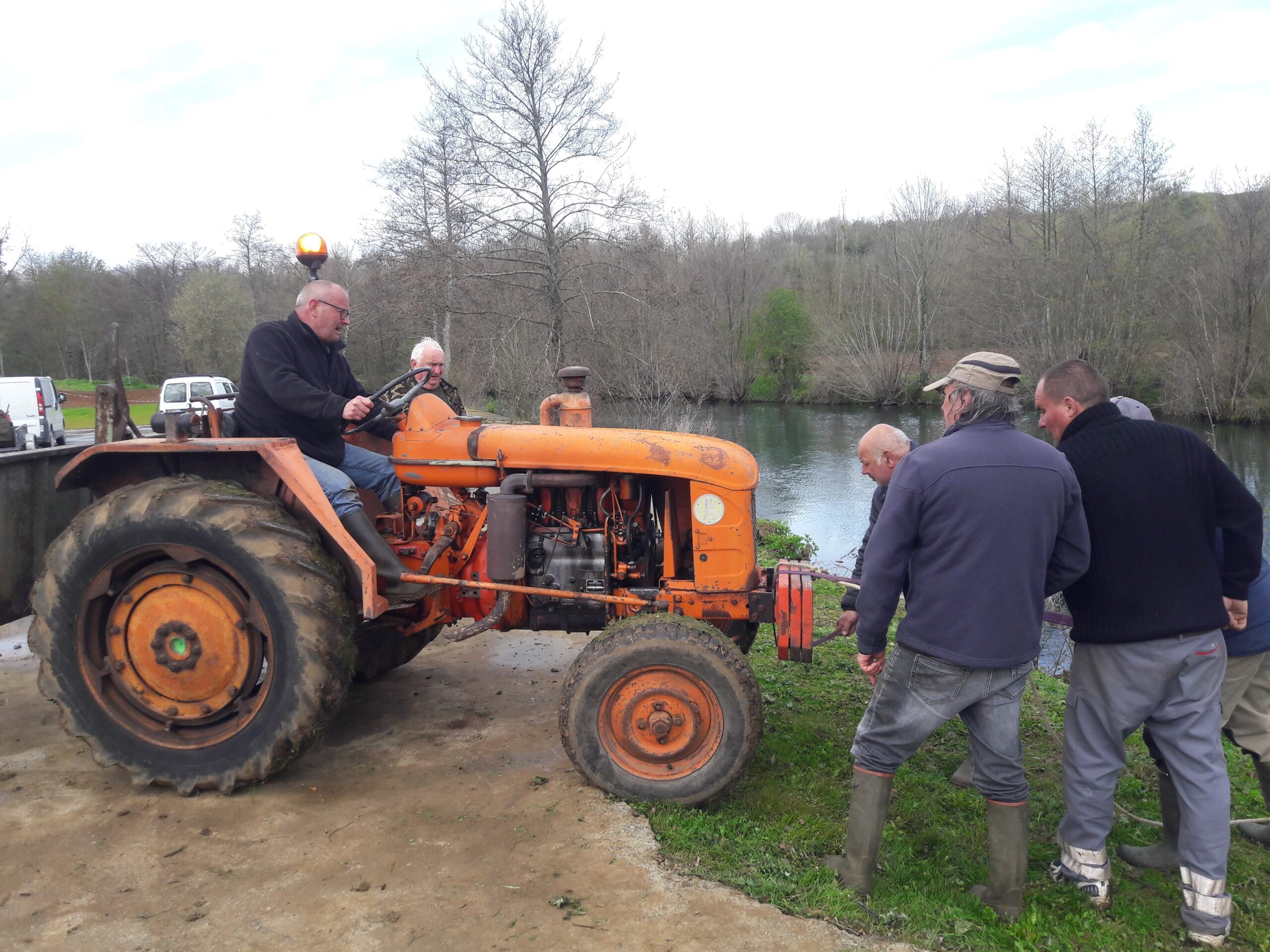 Session de pêche en ville